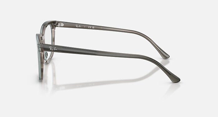 RB5446 OPTICS Eyeglasses with Striped Grey Frame - RB5446