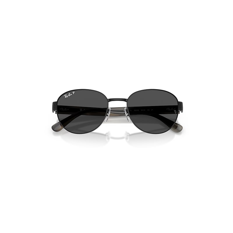 Ray Ban Rb3766ch Chromance Sunglasses Striped Grey Frame Grey Lenses Polarized 56-20