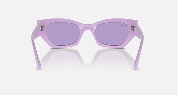 Ray-Ban Sunglasses Unisex Zena Bio-based - Lilac Frame Violet Lenses 49-22