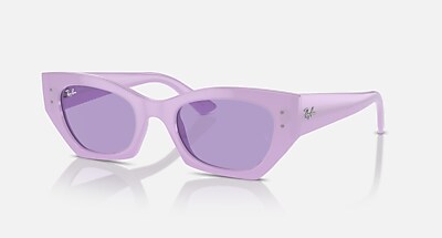 小物 Ray-Ban ORB4430F - Zena 667787 White Sunglasses Ray-Ban Zena RB 4430 (667787) RB4430 Unisex