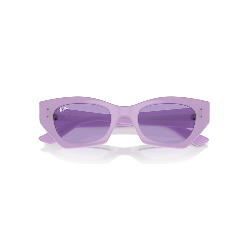 Ray-Ban Zena Bio-based Sunglasses Lilac Frame Violet Lenses 49-22