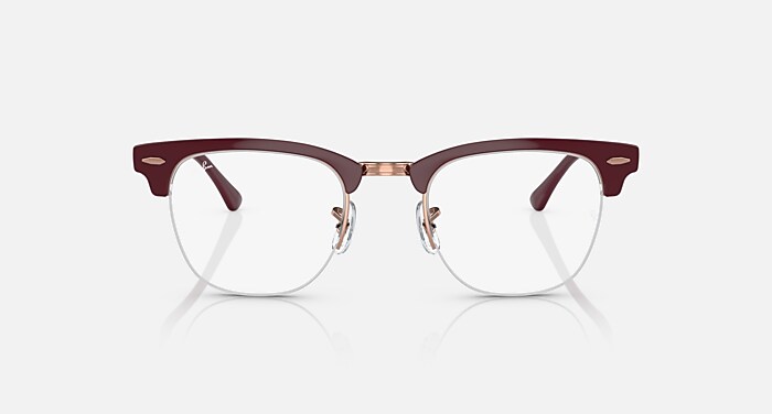 レフレム CLUBMASTER METAL OPTICS Eyeglasses with Bordeaux On Rose