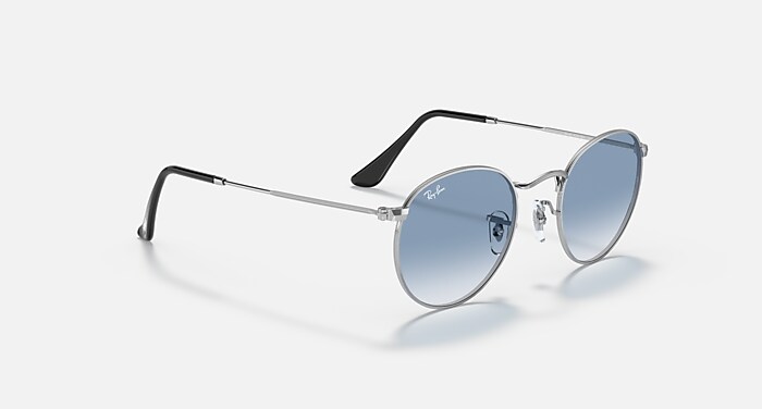 ROUND METAL X THE ONES Sunglasses in Silver and Blue RB3447