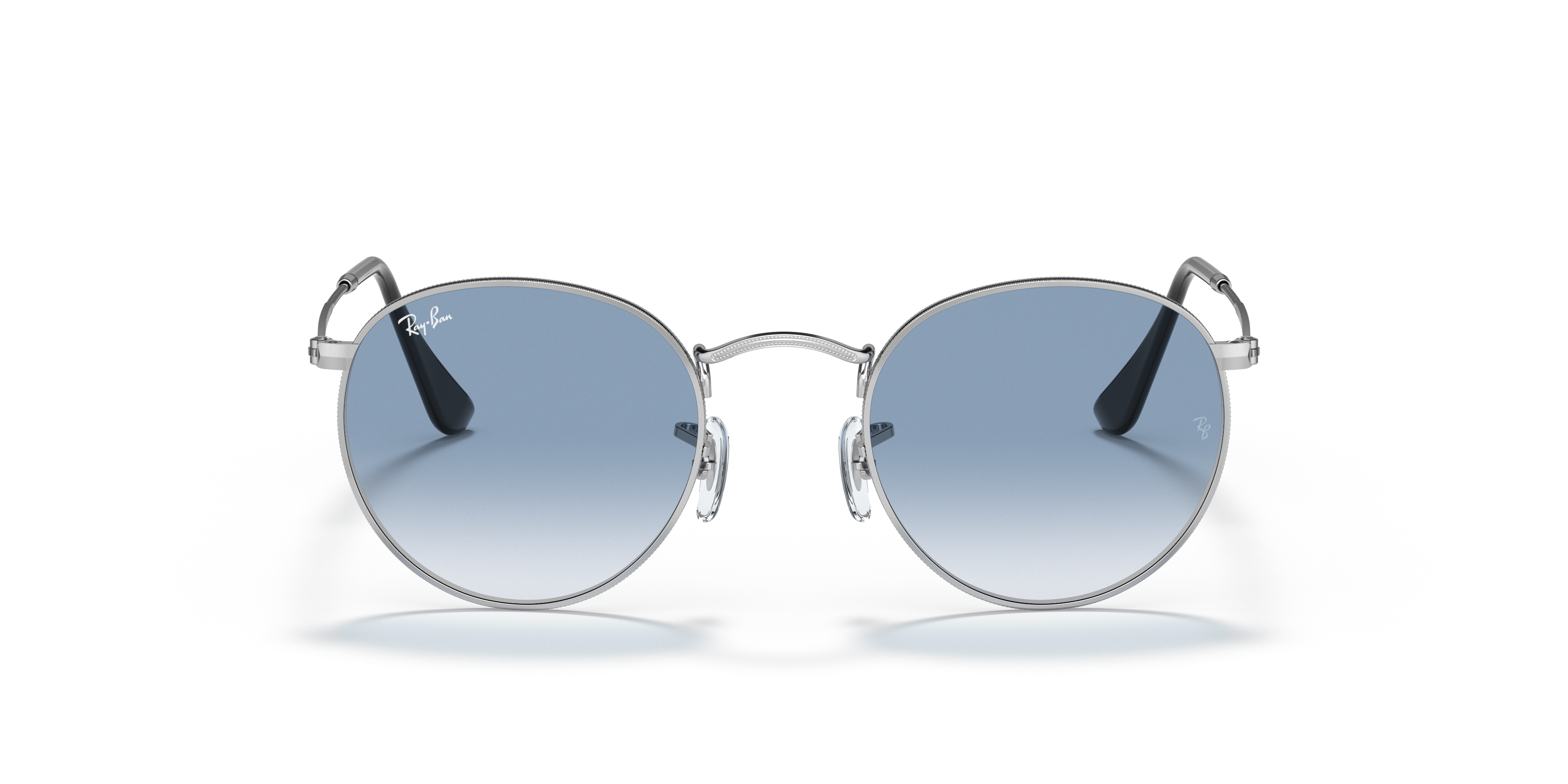 サングラス ^ONE BRILLIANT^ DonaldOB475Grey Donald-OB475-Grey ROUND METAL X THE ONES Sunglasses in Silver and Blue