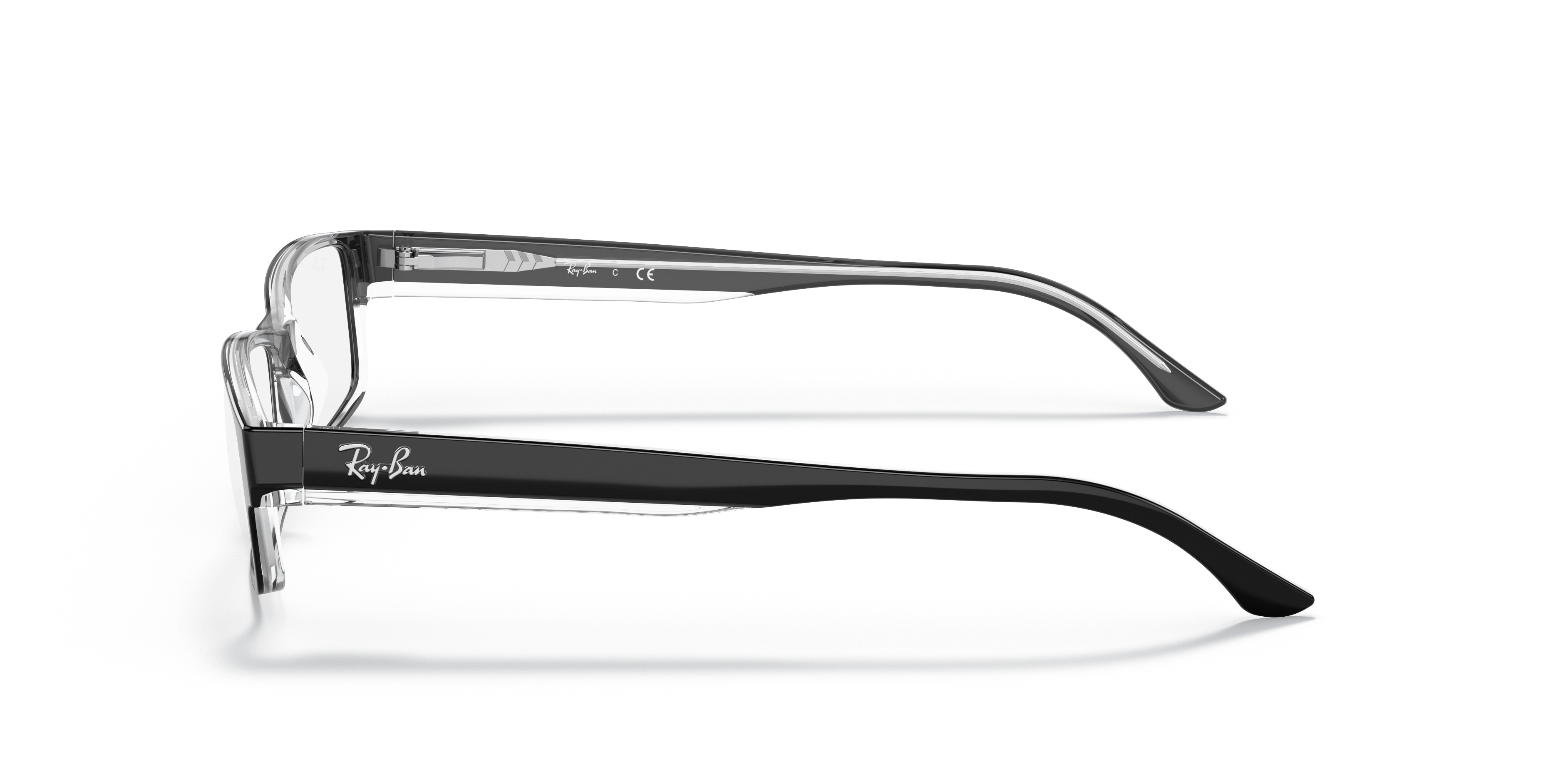 RB5114 OPTICS Eyeglasses with Black On Transparent Frame - RB5114 | Ray-Ban®