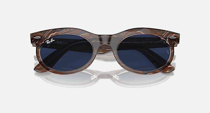 WAYFARER OVAL CHANGE TRANSITIONS® Sunglasses in Photo Waves Grey