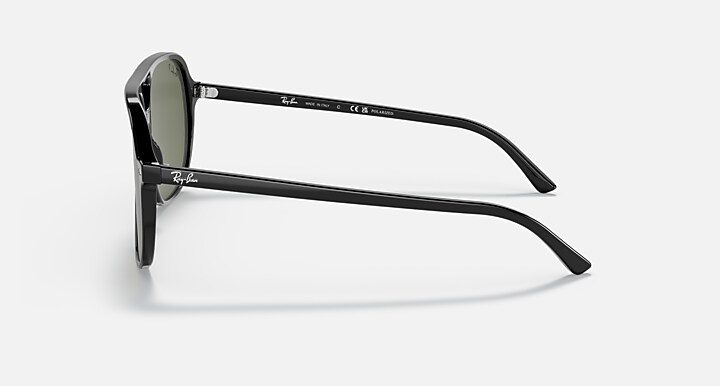 Ray-Ban Sunglasses Unisex Bill - Black Frame Green Lenses 60-14 Polarized