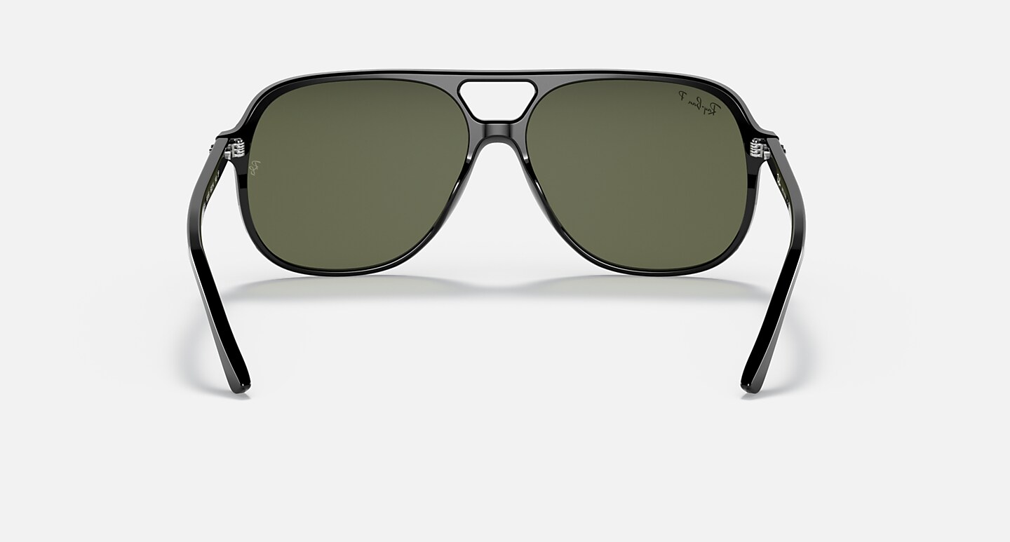 Ray-Ban Sunglasses Unisex Bill - Black Frame Green Lenses Polarized 56-14