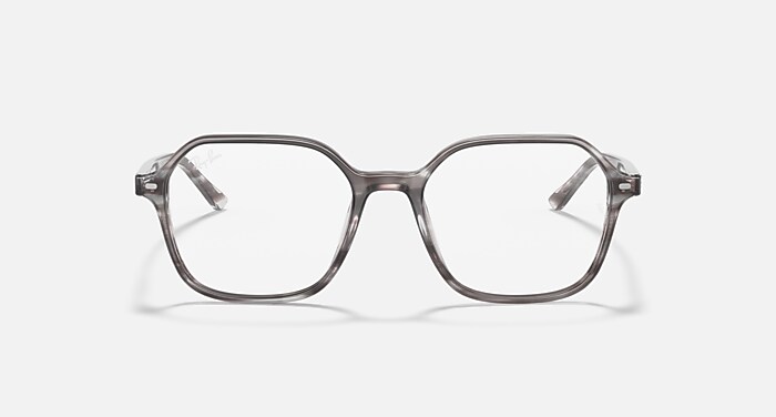 JOHN OPTICS Eyeglasses with Striped Grey Frame - RB5394