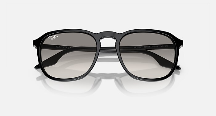 RB2203 Sunglasses in Black and Light Grey - RB2203 | Ray-Ban® US
