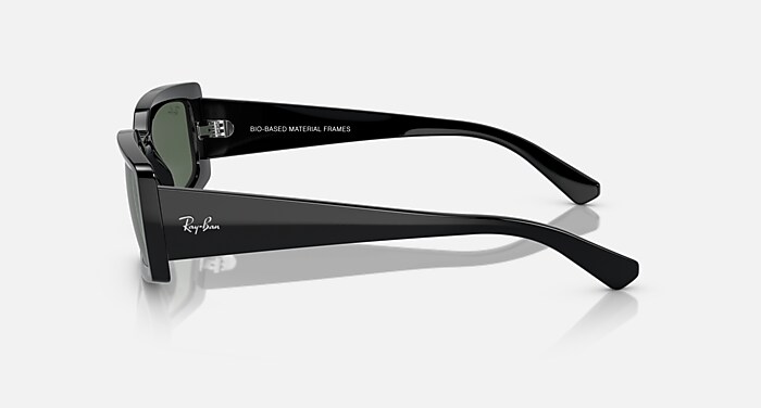 KILIANE BIO-BASED Sunglasses in Black and Dark Green - RB4395 