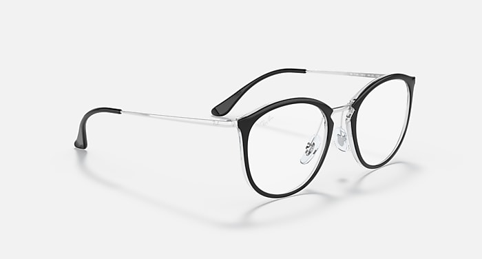 レイバン公式ストア】 Ray-Ban® RB7140 OPTICS メガネ | 透明上に  
