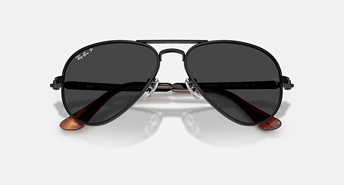 AVIATOR MAX Sunglasses in Black and Black Polarized - RB3925