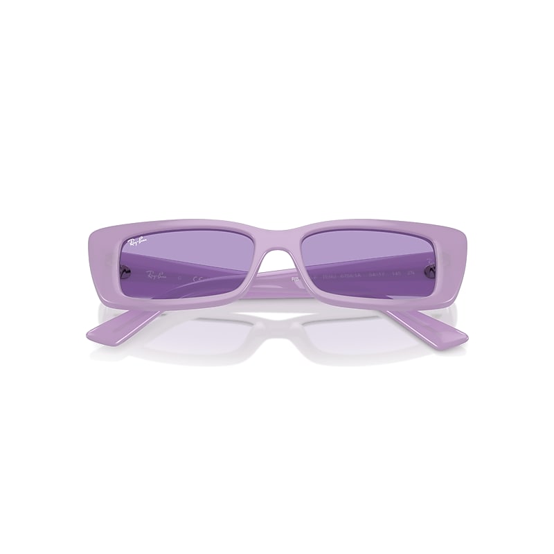 Ray-Ban Teru Bio-based Sunglasses Lilac Frame Violet Lenses 54-17