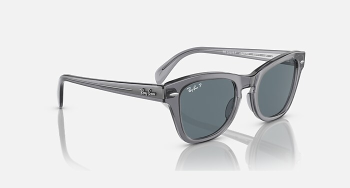 RB0707S Sunglasses in Transparent Grey and Dark Blue