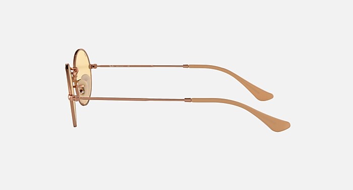 OVAL FLAT LENSES Sunglasses in Copper and Yellow  display picture 2