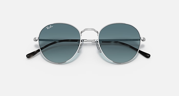 Ray-Ban Sunglasses Unisex David - Silver Frame Blue Lenses 53-20