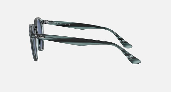超大人気！！Ray-BanRB2180F RB2180 Sunglasses in Striped Blue Havana and Dark Blue - RB2180F