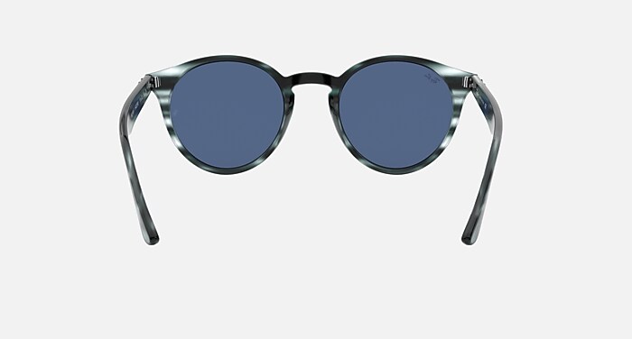 超大人気！！Ray-BanRB2180F RB2180 Sunglasses in Striped Blue Havana and Dark Blue - RB2180F