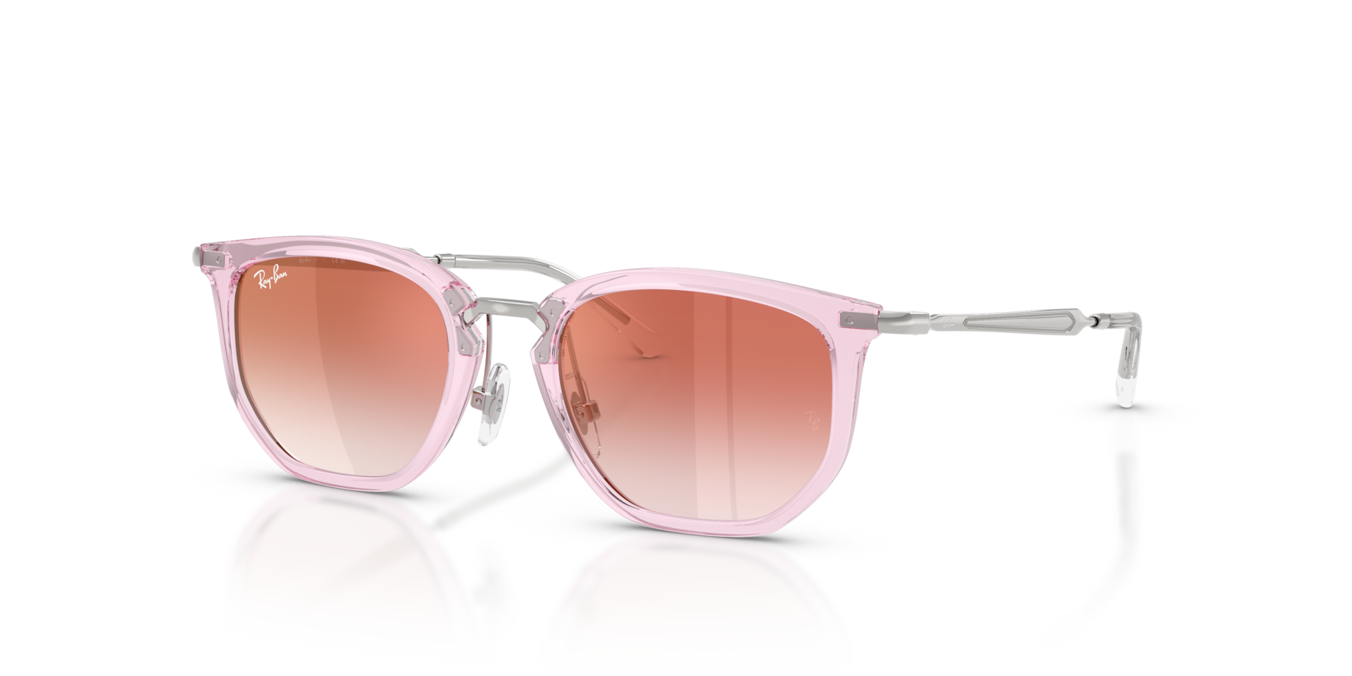 Ray-Ban レイバン ピンク ミラー サングラス RB3447 ゴールド ラウンド