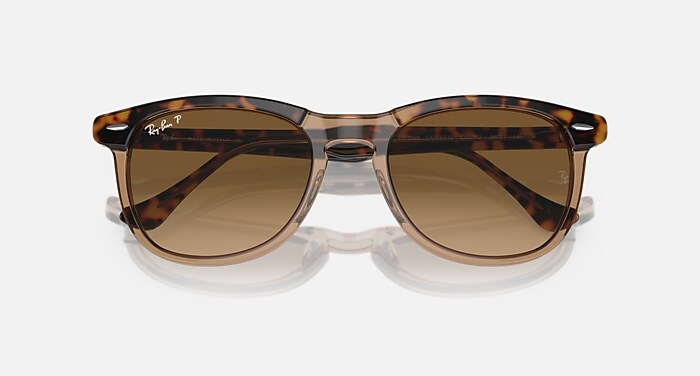 Ray-Ban Sunglasses Unisex Eagle Eye - Black Frame Green Lenses 53-21