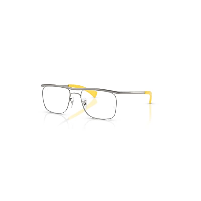 Ray-Ban Eyeglasses   Optics Scuderia Ferrari Collection - Gunmetal Frame Clear Lenses Polarized 52-18, RB6519M