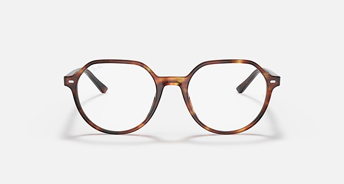 Ray-Ban Eyeglasses Unisex Thalia Optics Prescription - Tortoise Frame Clear Lenses 49-18 Polarized