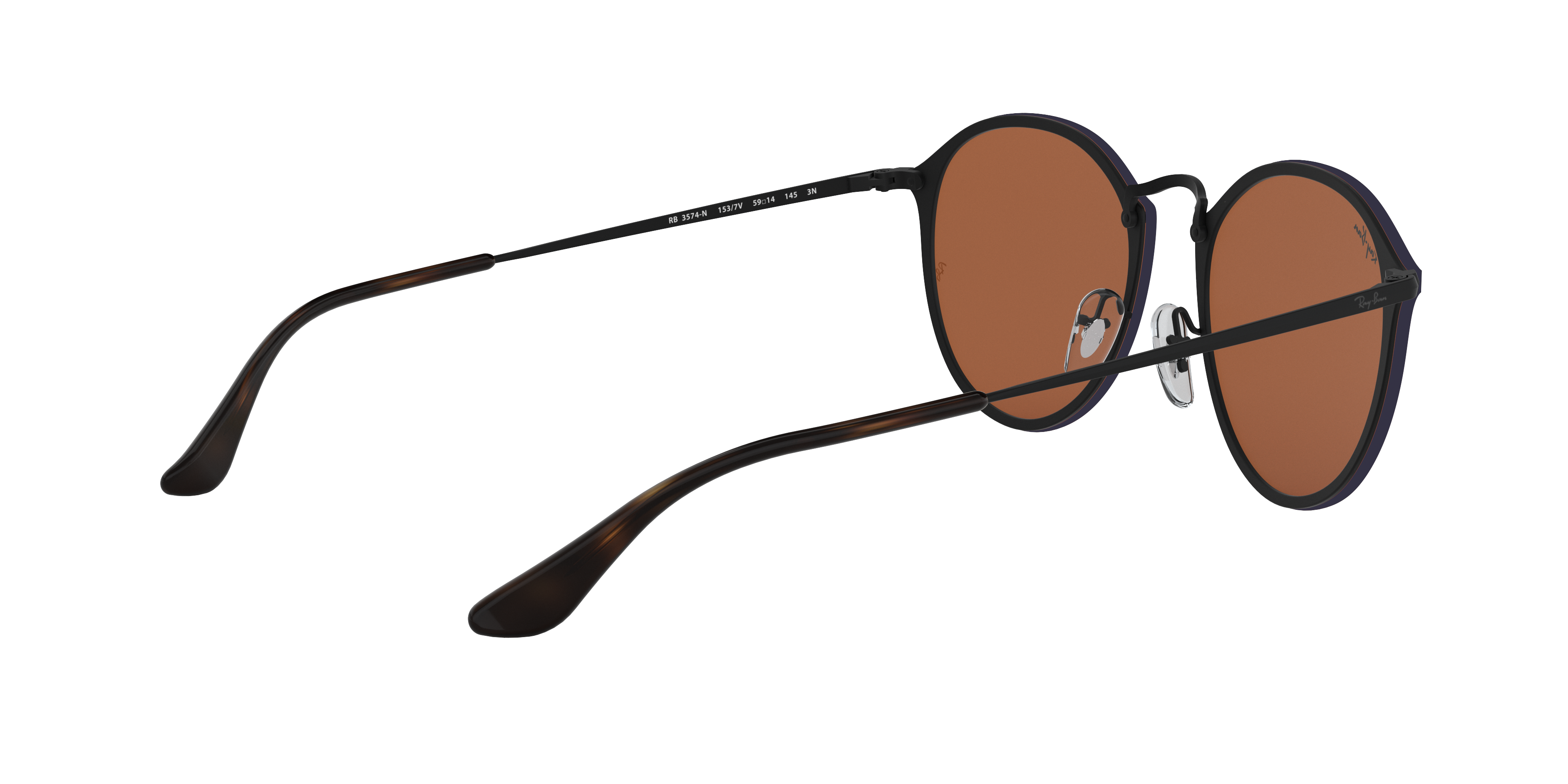 Ray-Ban◆BLAZE ROUND/サングラス/メタル/SLV/BRW/メンズ/RB3574-N 国内正規品レイバン サングラス ブレイズラウンド RB3574N 004⁄13・153⁄11 59 レギュラーフィット ラウンド型 メンズ  レディース ドライブ 運転 アウトドア ブランドサングラス 紫外線 花粉対策 BLAZE ROUND Ray-Ban | SUNGLASS