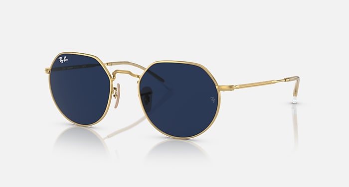 JACK TRANSITIONS® Sunglasses in Arista Gold and Clear/Blue  