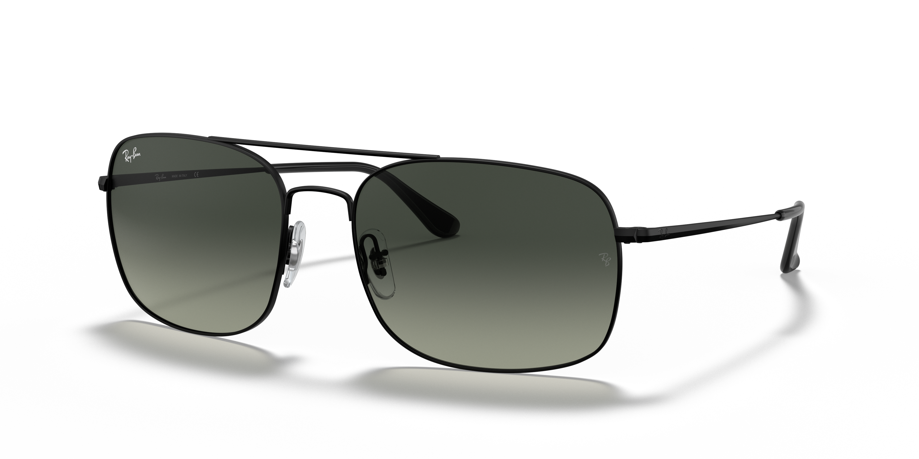 RB3611 Matte Black Frame Grey Gradient Lenses 60-18