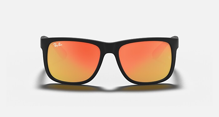 Ray-Ban Sunglasses Justin Color Mix Black Frame Red Lenses