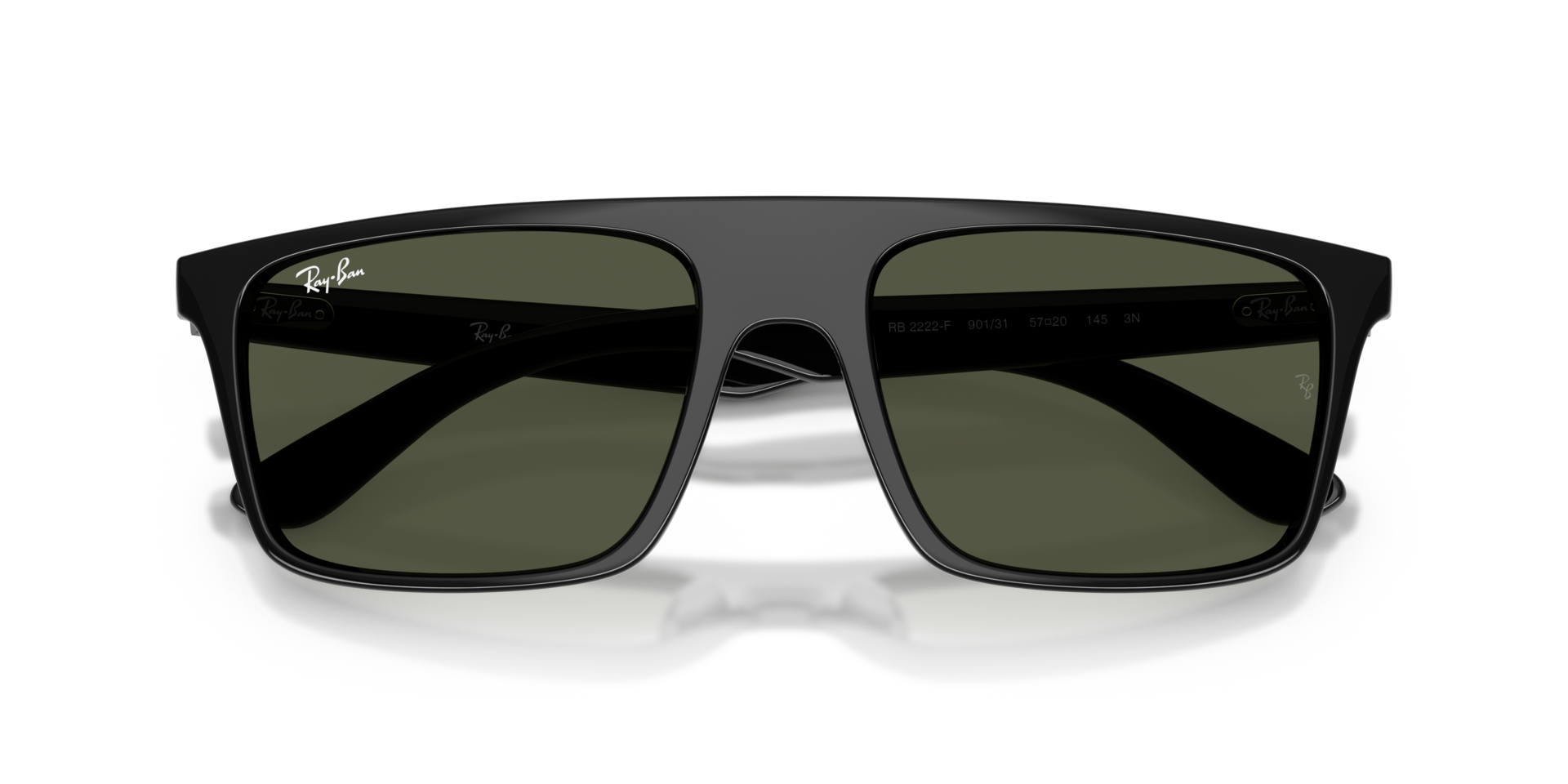 RB2222 Sunglasses in Black and Green - RB2222F | Ray-Ban® US display picture 2