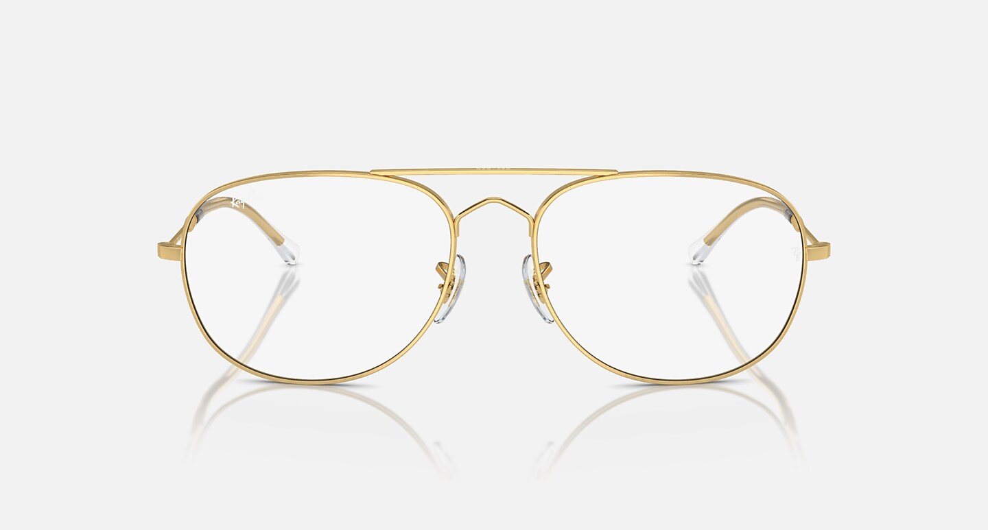 Ray-Ban Sunglasses Unisex Bain Bridge Transitions - Arista Gold Frame Grey Lenses 60-17