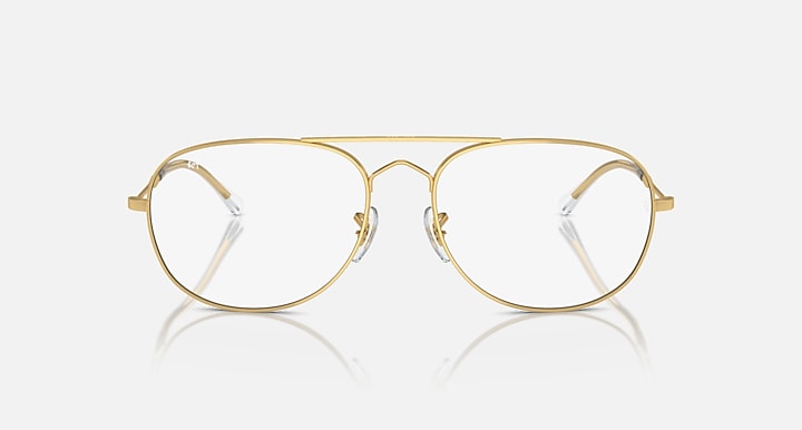 Ray-Ban Sunglasses Unisex Bain Bridge Transitions - Arista Gold Frame Grey Lenses 60-17