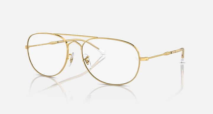 Ray-Ban Sunglasses Unisex Bain Bridge Transitions - Arista Gold Frame Grey Lenses 60-17