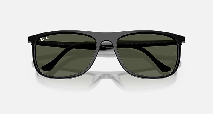 Ray-Ban Sunglasses Unisex Rb2216 - Black Frame Grey Lenses 61-18