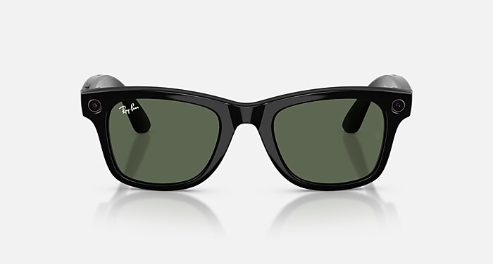 Ray-Ban Meta AI Glasses Black Frame Green Lenses