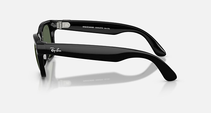 Ray-Ban Meta AI Glasses Black Frame Green Lenses
