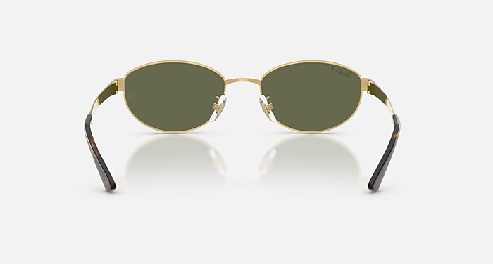 Ray-Ban ゴールドフレーム　グリーンスモークレンズサングラス レイバン公式ストア】 Ray-Ban® RB3774D サングラス | アリスタ