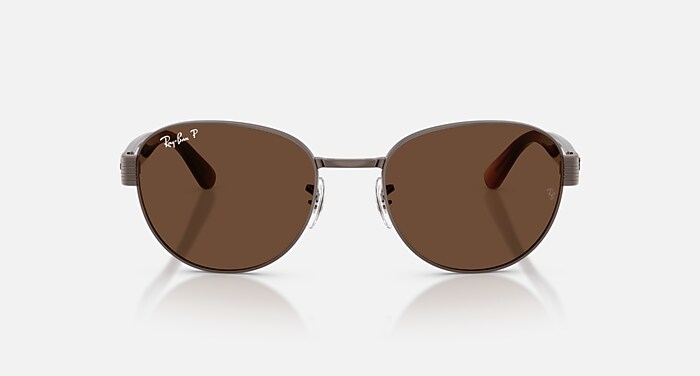Ray-Ban Copper-Toned Sunglasses Ray-Ban RB3548N Hexagonal Flat Lenses M (51 - 21) with Brown  main image 4