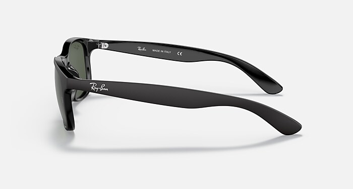 Ray-Ban Sunglasses Man Andy - Black Frame Green Lenses 55-17