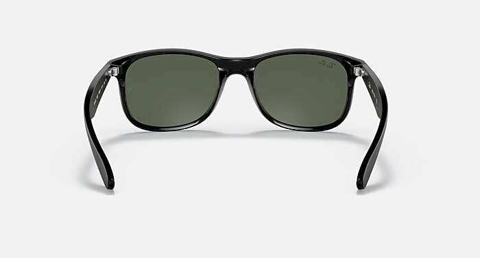Ray-Ban Sunglasses Man Andy - Black Frame Green Lenses 55-17
