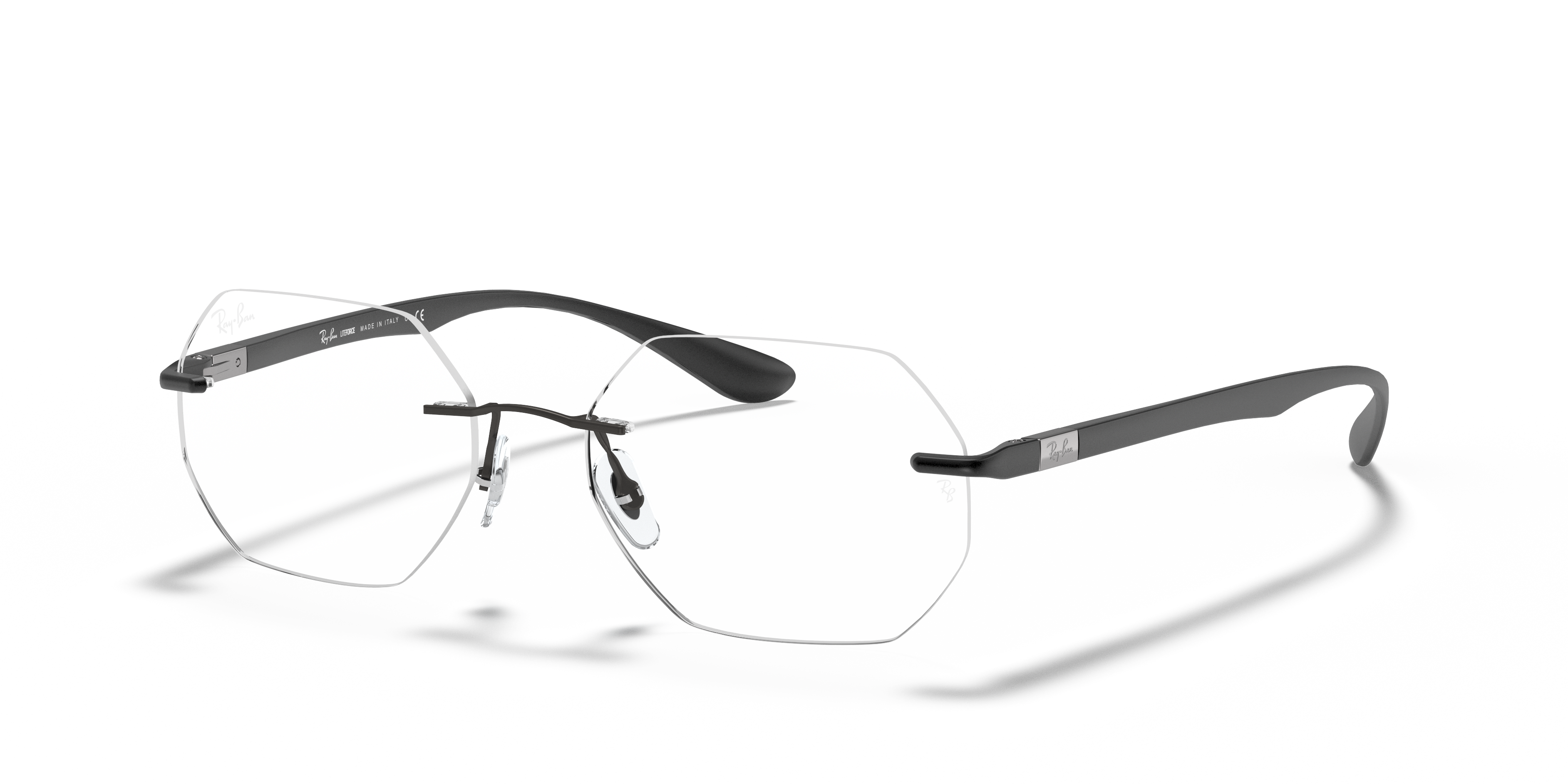 【RayBan】リムレス メガネ ユニセックス 国内発送 レイバン公式ストア】 Ray-Ban® RB8765 OPTICS メガネ