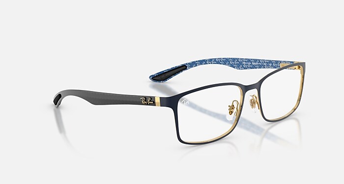 レイバン公式ストア】 Ray-Ban® RB8424 OPTICS メガネ | Blue & Arista