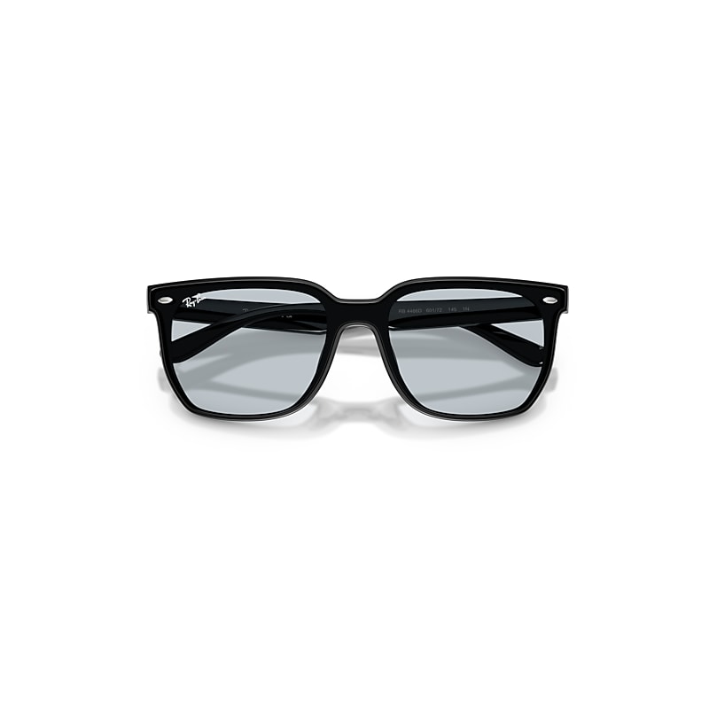 Ray Ban Rb4466d Sunglasses Black Frame Blue Lenses 01-47 In Black