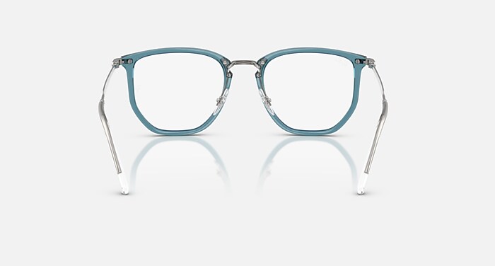 Ray-Ban Eyeglasses Unisex Rb4451v Optics Prescription - Rosegold Frame Clear Lenses 50-20 Polarized