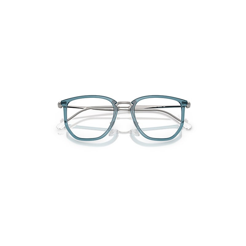 Ray Ban Rb4451v Optics Eyeglasses Gunmetal Frame Clear Lenses Polarized 53-20 In Gunmetal