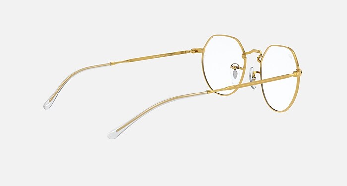 レイバン公式ストア】 Ray-Ban® JACK OPTICS メガネ | ゴールド