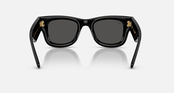 WAYFARER PUFFER DIAMOND EDITION Sunglasses in Black With Diamonds