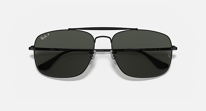COLONEL Sunglasses in Black and G-15 Green - RB3560 | Ray-Ban® IE